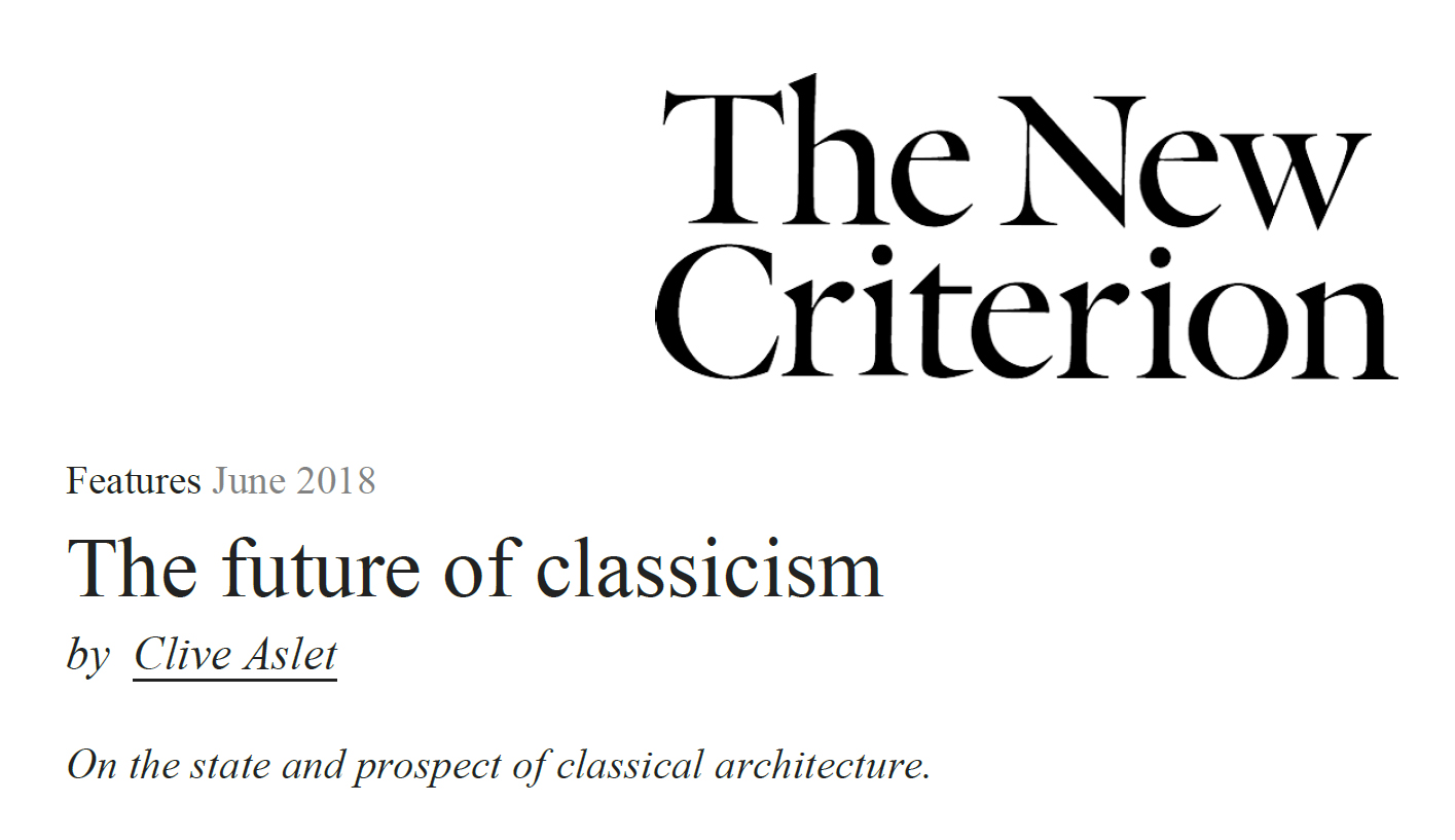 The Future of Classicism